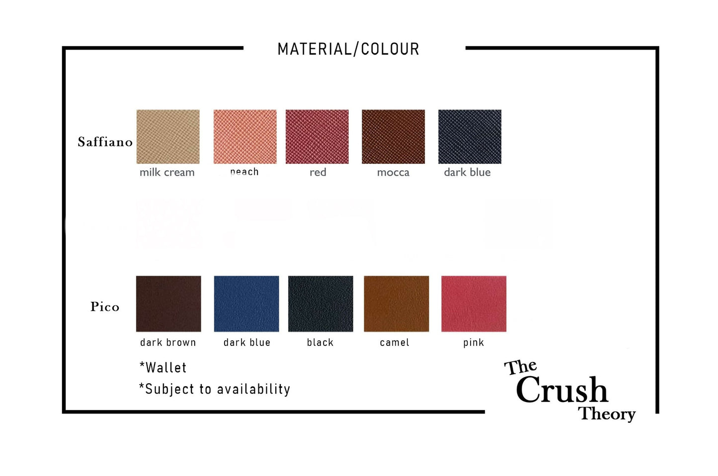 Coloured Belt Wallet