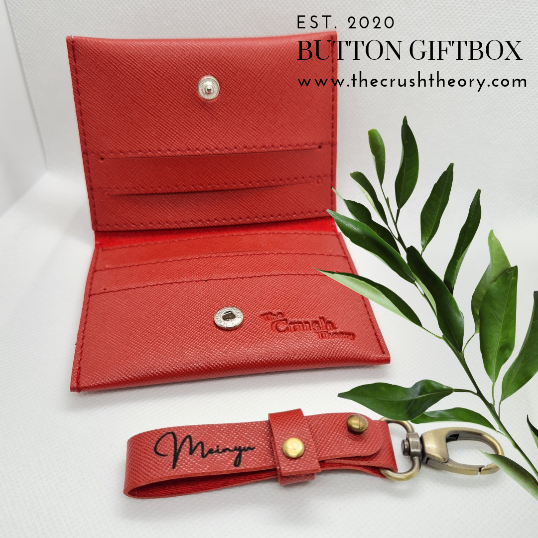 Keypouch, Button wallet & Keychain Gift box