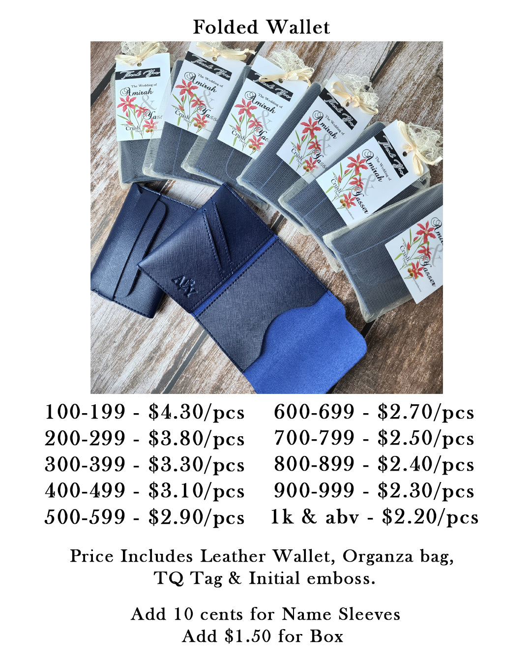 Folded Wallet