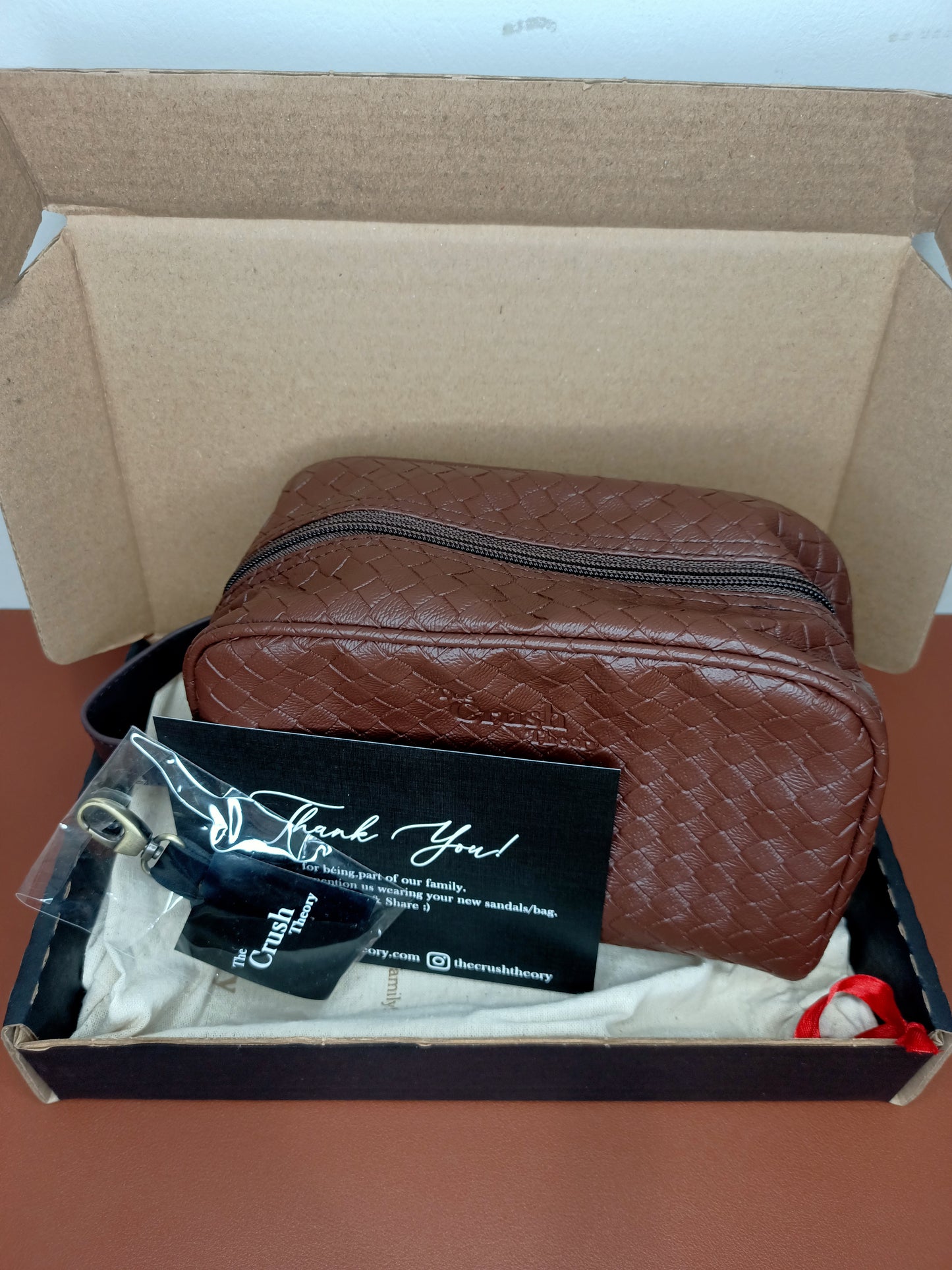 Weave bag & Keychain Gift Box