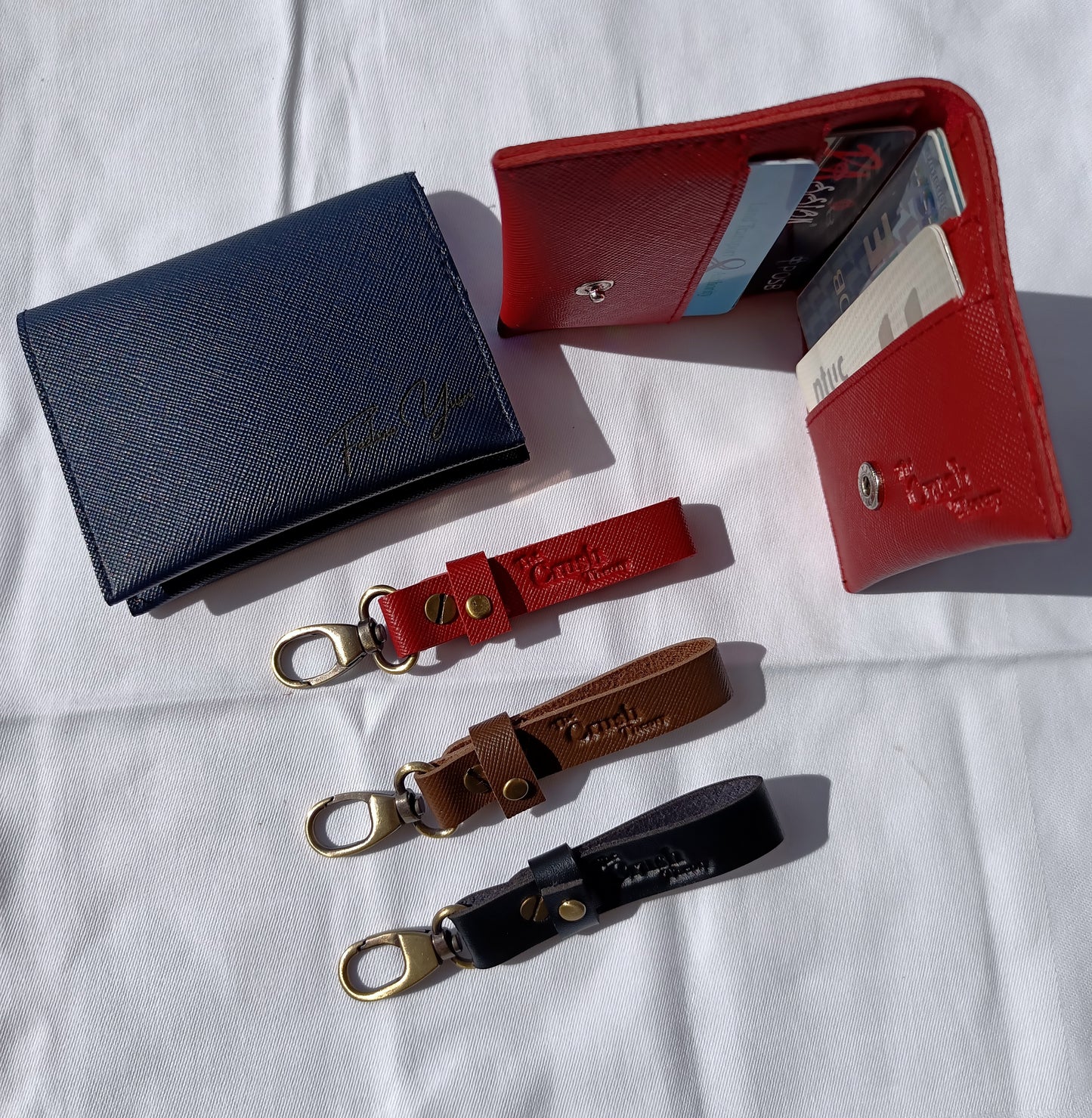 2 Wallets & Keychain Gift Box