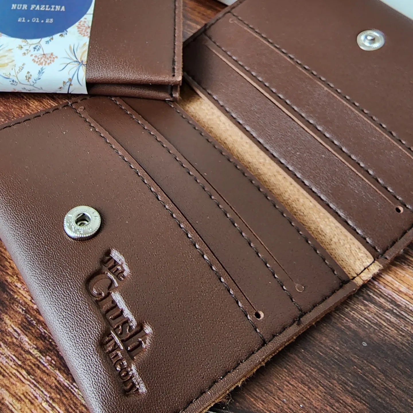 Leather bag & wallet giftbox