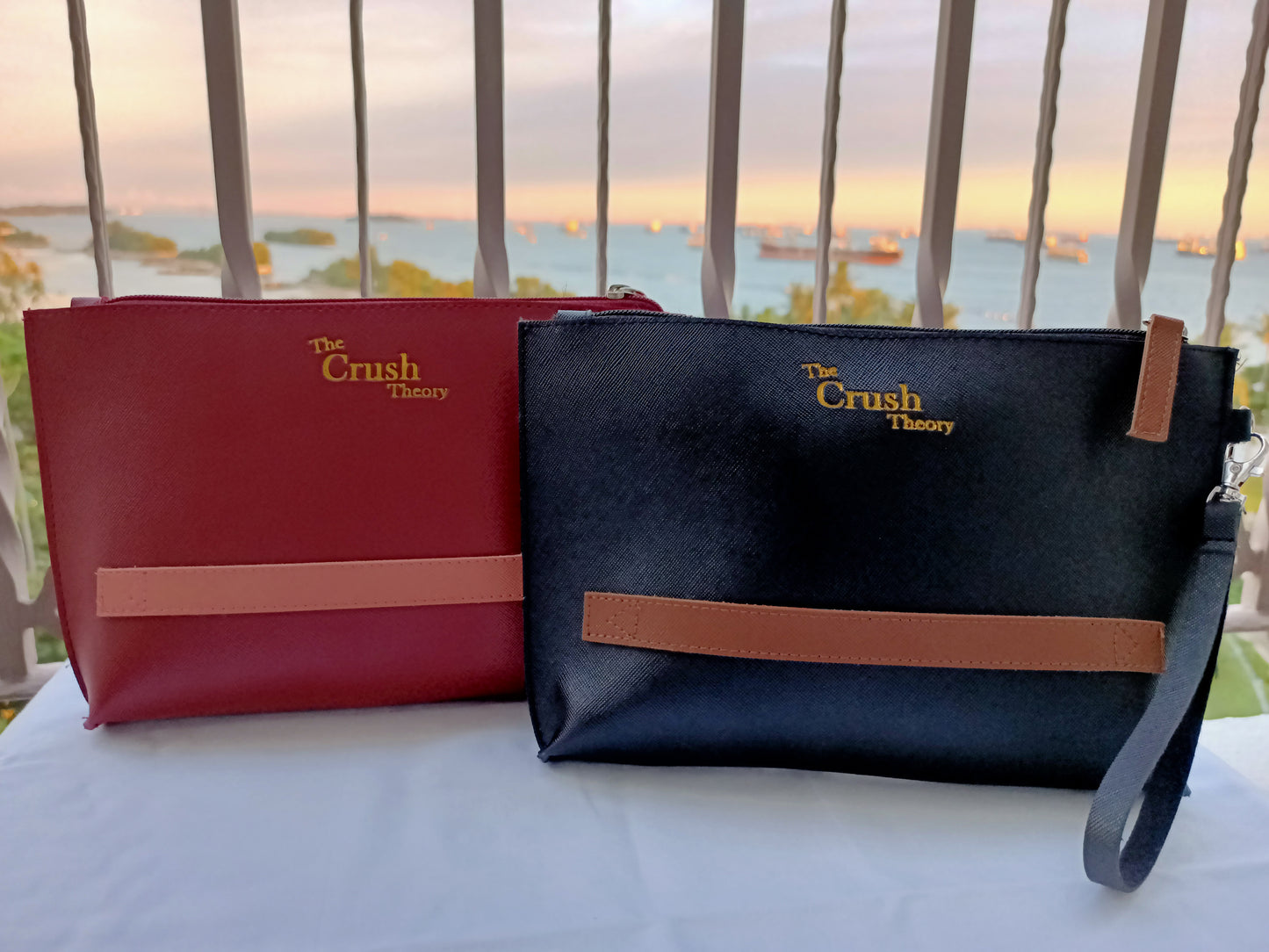 Leather bag & wallet giftbox